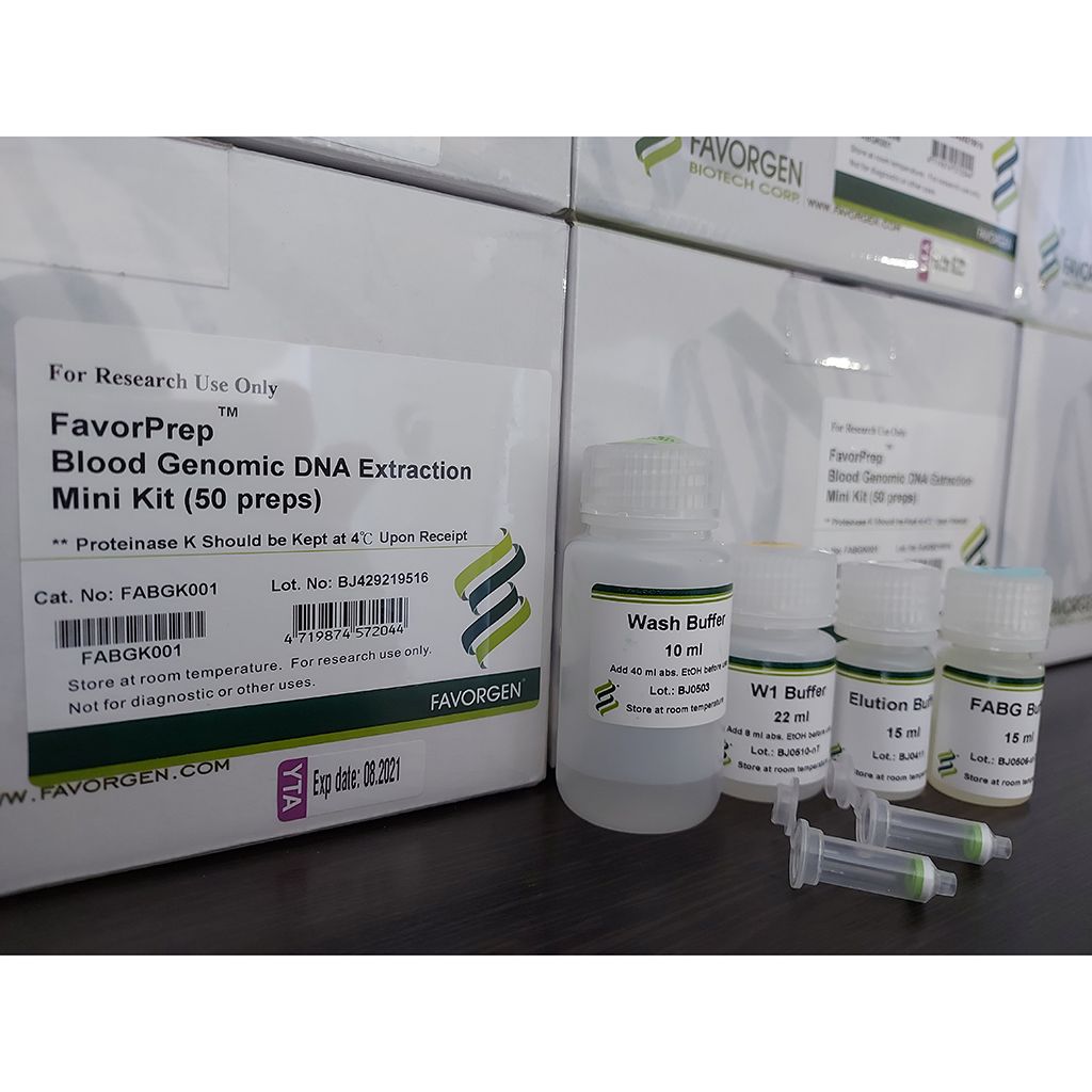 Blood genomic DNA extraction Mini kit Favorgen FABGK001
