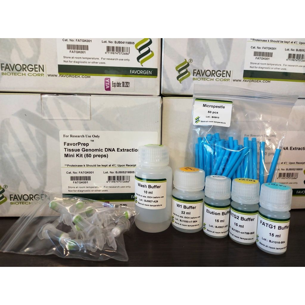 (Favorgen)Tissue Genomic DNA Extraction Mini Kit FATGK001  50 preps