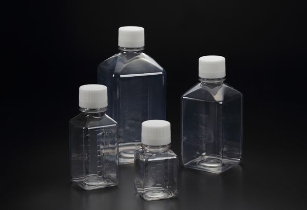 (SPL)Square Media Bottle 500ml PET/HDPE,Sterile,RNase/DNase free