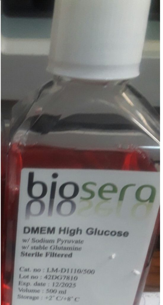 DMEM high glucose -500 cc -biosera